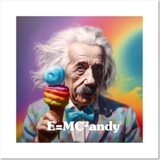 Einstein's Theory of Ice Cream-tivity Posters and Art